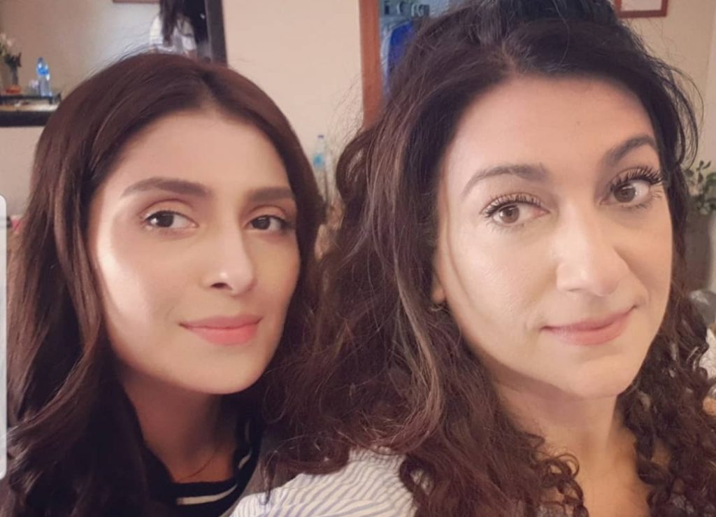 Ayeza Khan And Osman Khalid Butt Drama BTS Pictures