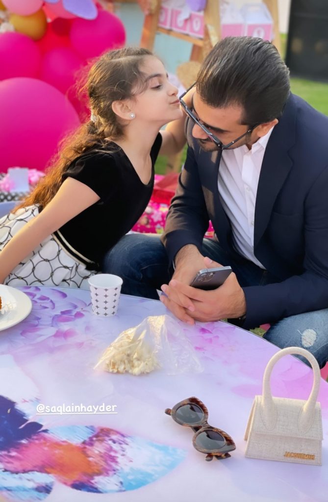 Maya Ali Pictures With Family from Birthday Party