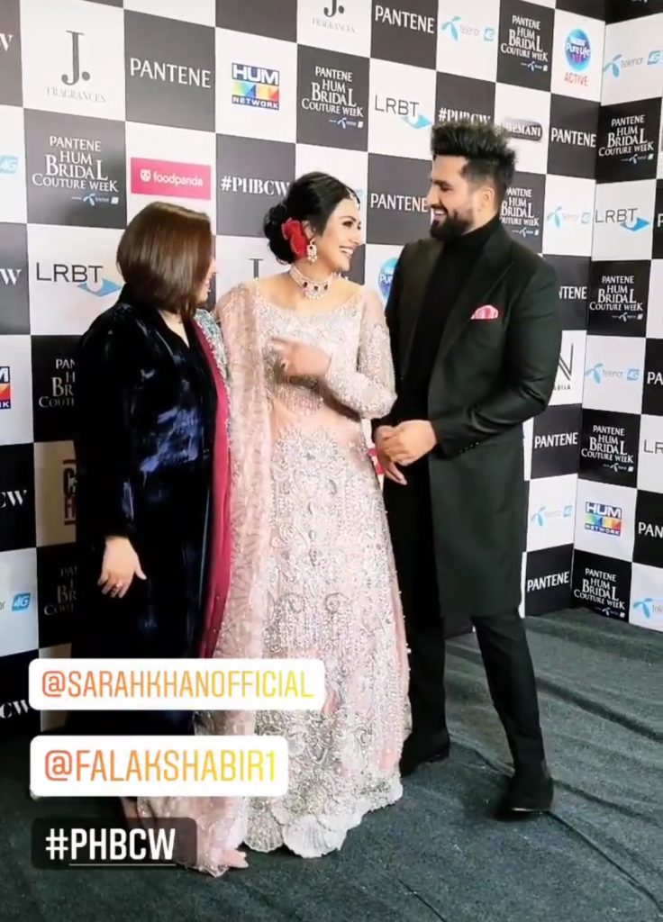 Sarah and Falak Walked on Ramp For Madiha Shoaib in BCW