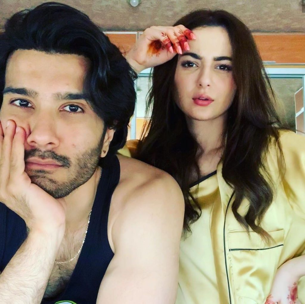 Throwback Video Of Hania Amir And Feroze Khan Having Some Fun Together