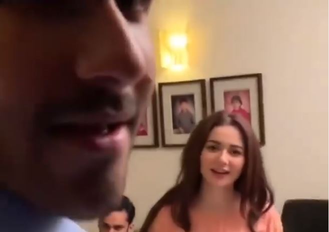 Throwback Video Of Hania Amir And Feroze Khan Having Some Fun Together