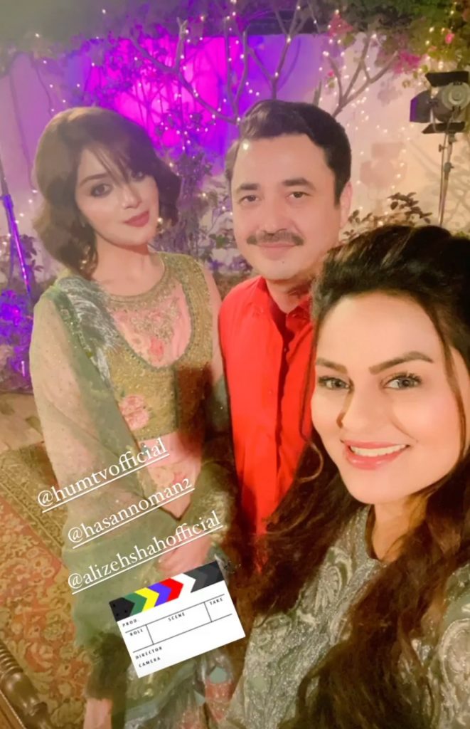 Alizeh Shah Daniyal Zafar Drama BTS Pictures