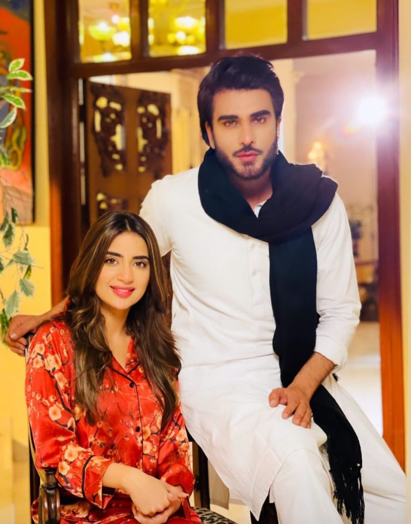 Imran Abbas , Urwa and Saboor 's Pictures From Upcoming Drama