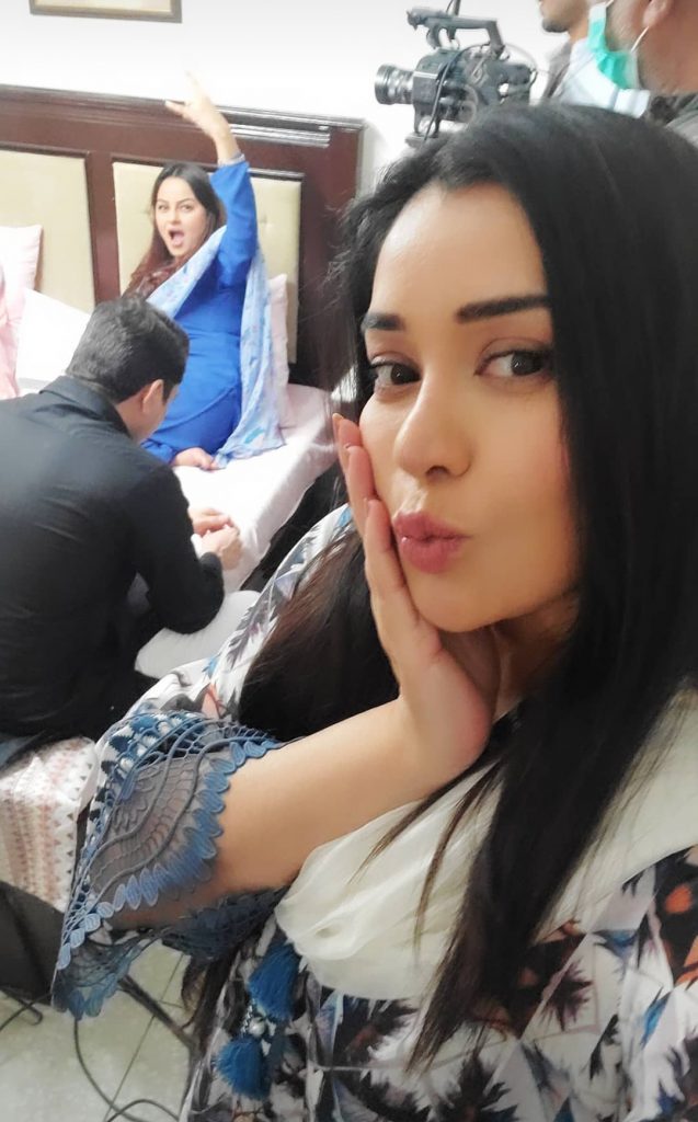 Alizeh Shah Daniyal Zafar Drama BTS Pictures