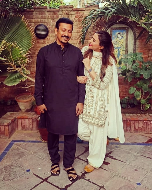 Beautiful Pictures Of Madeha Naqvi And Faisal Subzwari