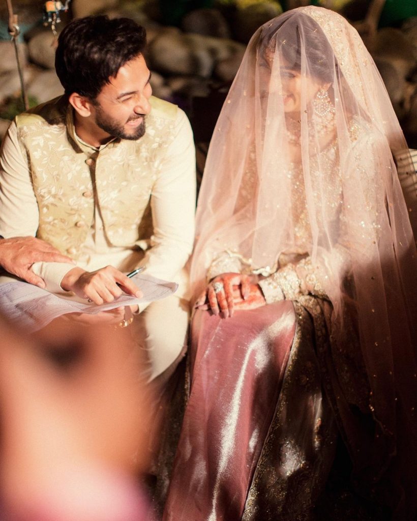 Lovely Pictures Of Mariam Ansari With Ali Ansari From Her Nikkah Event