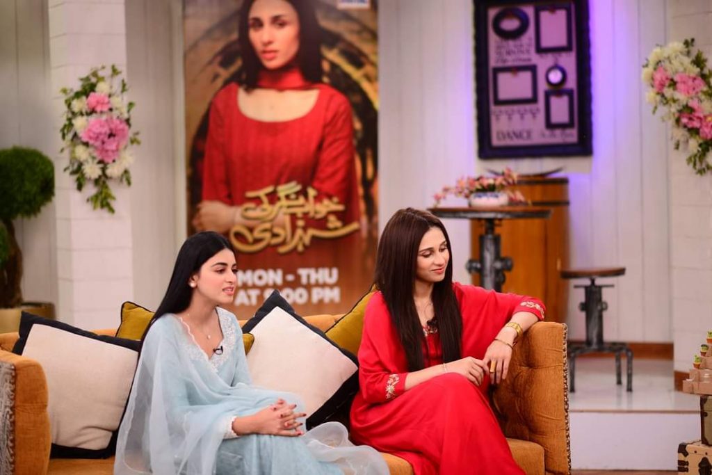 Mashal Khan and Anmol Baloch Pictures from Good Morning Pakistan