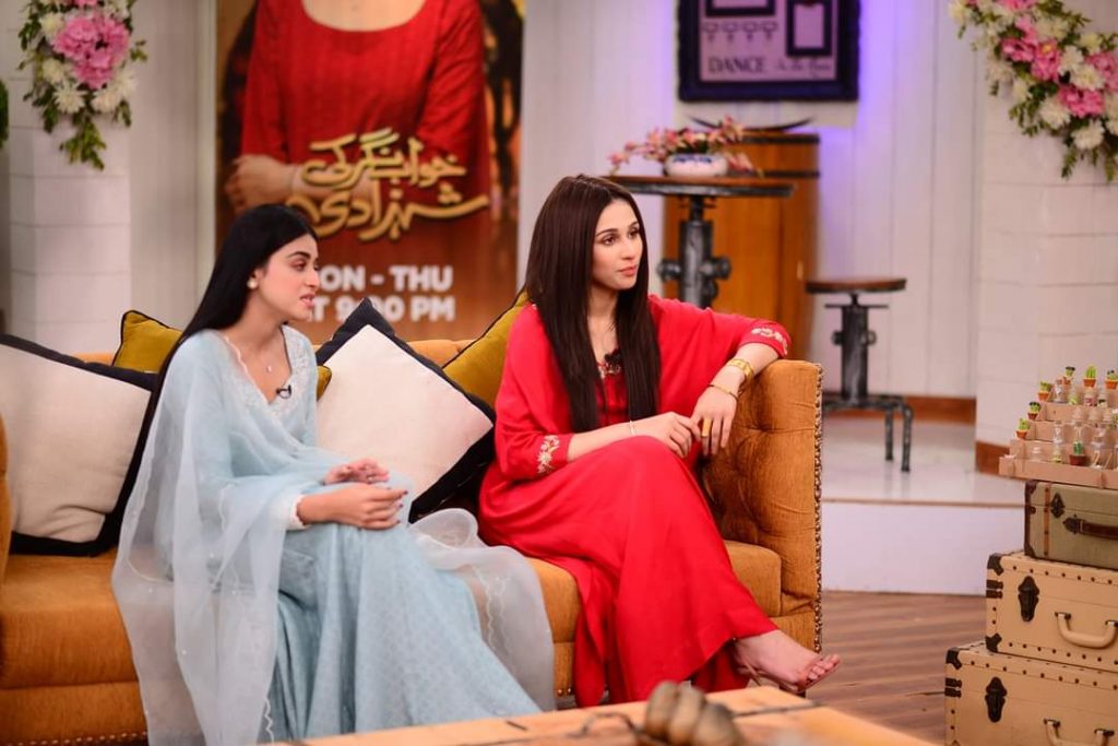 Mashal Khan and Anmol Baloch Pictures from Good Morning Pakistan