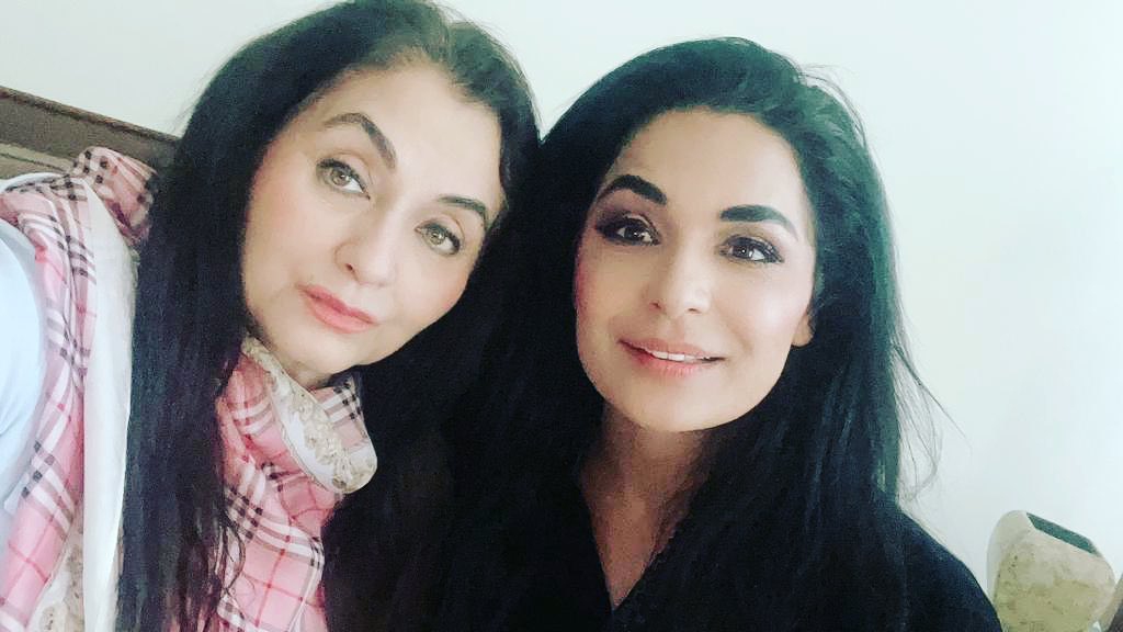 Meera Visits Friend Salma Agha in Dubai