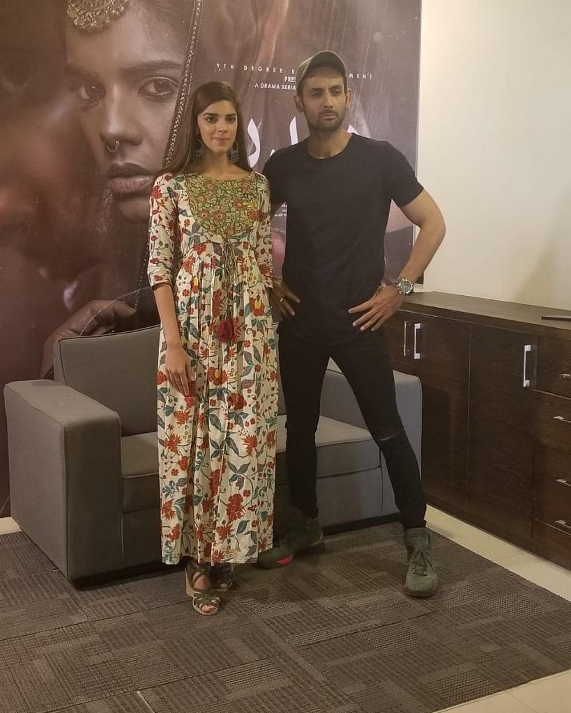 Mohib Mirza and Sanam Saeed Pictures Together