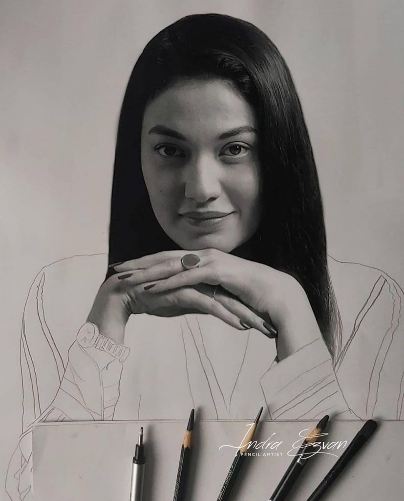 Artisitic Picures of The Warrior Muniba Mazari