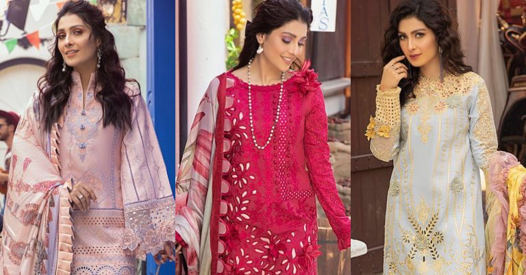 Mushq Luxury Lawn Collection Ft. Ayeza Khan