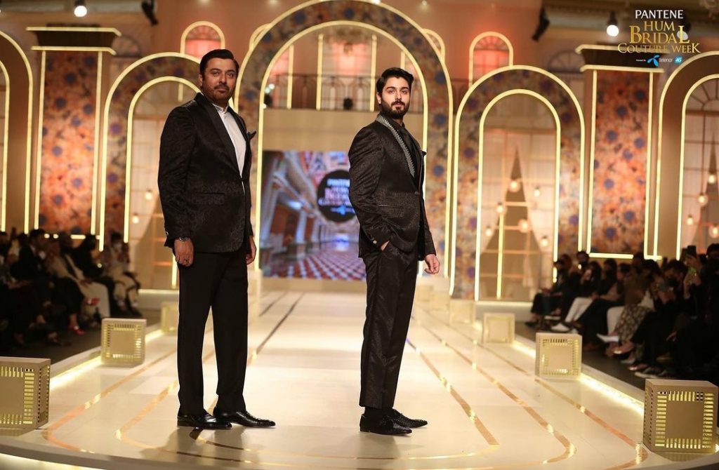 Nauman Ijaz and His Son Walked the Ramp for Uniworth