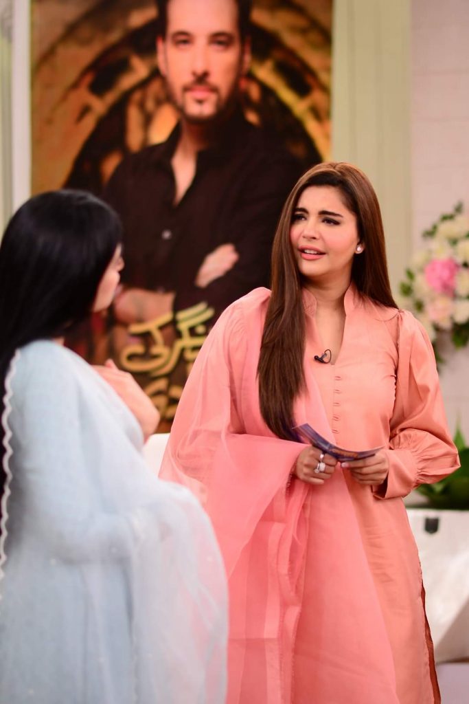 Mashal Khan and Anmol Baloch Pictures from Good Morning Pakistan