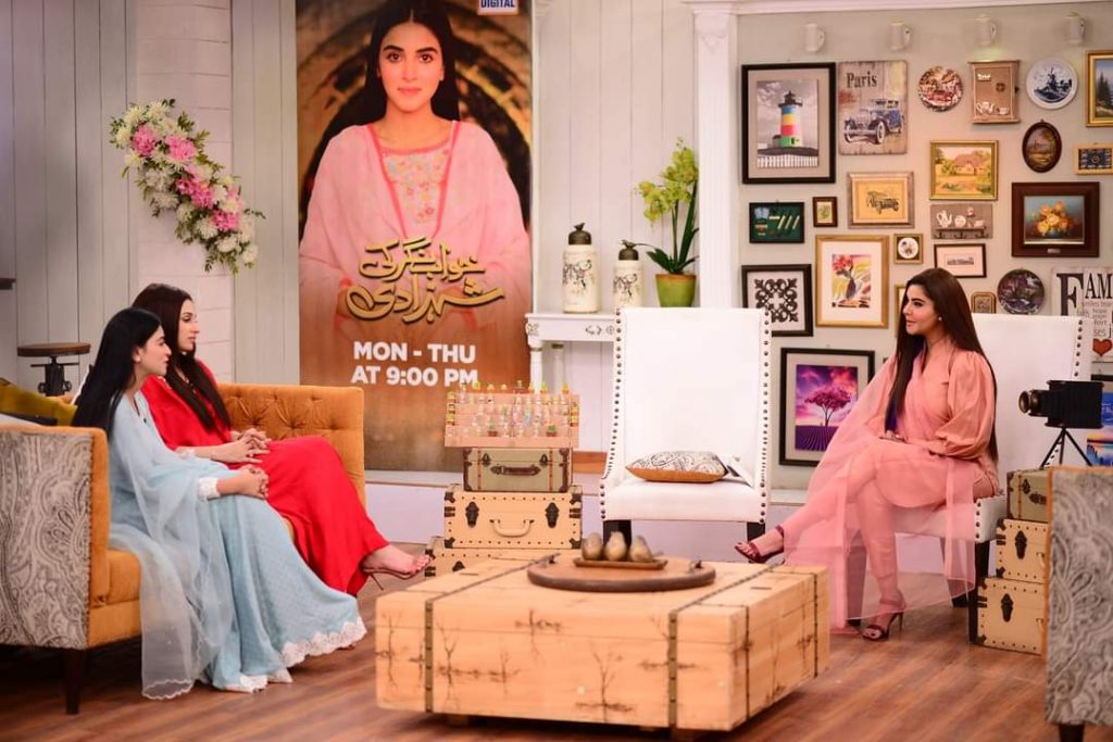 Mashal Khan and Anmol Baloch Pictures from Good Morning Pakistan