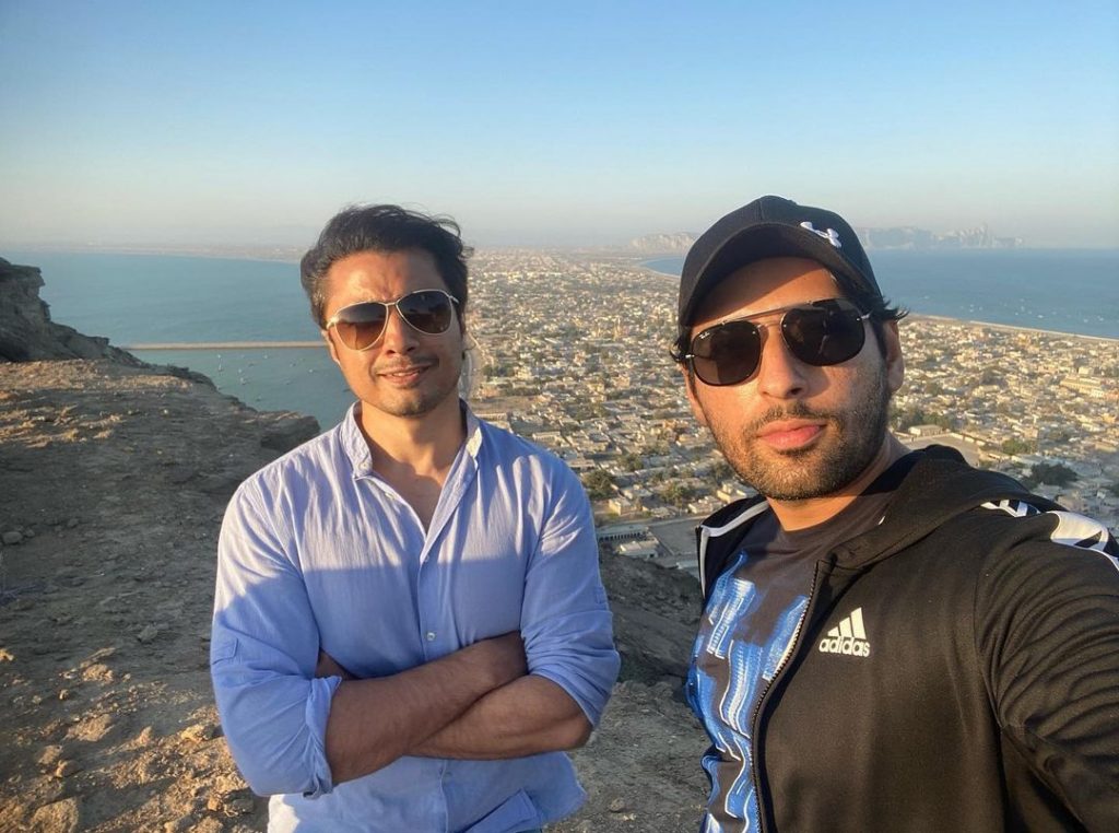 Salman Saeed Pictures With Wife From Gwadar