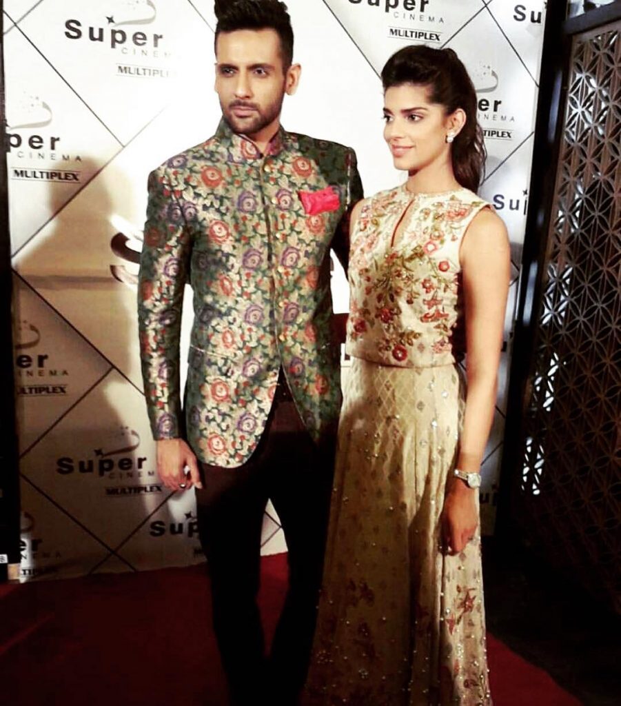 Mohib Mirza and Sanam Saeed Pictures Together