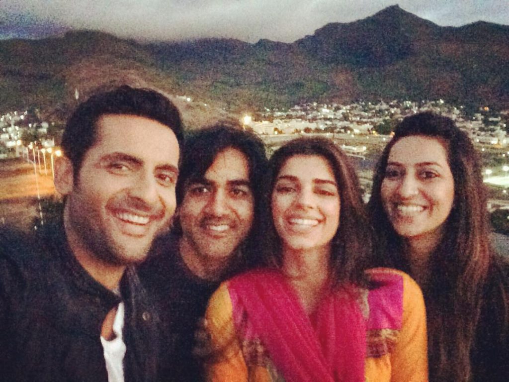 Mohib Mirza and Sanam Saeed Pictures Together