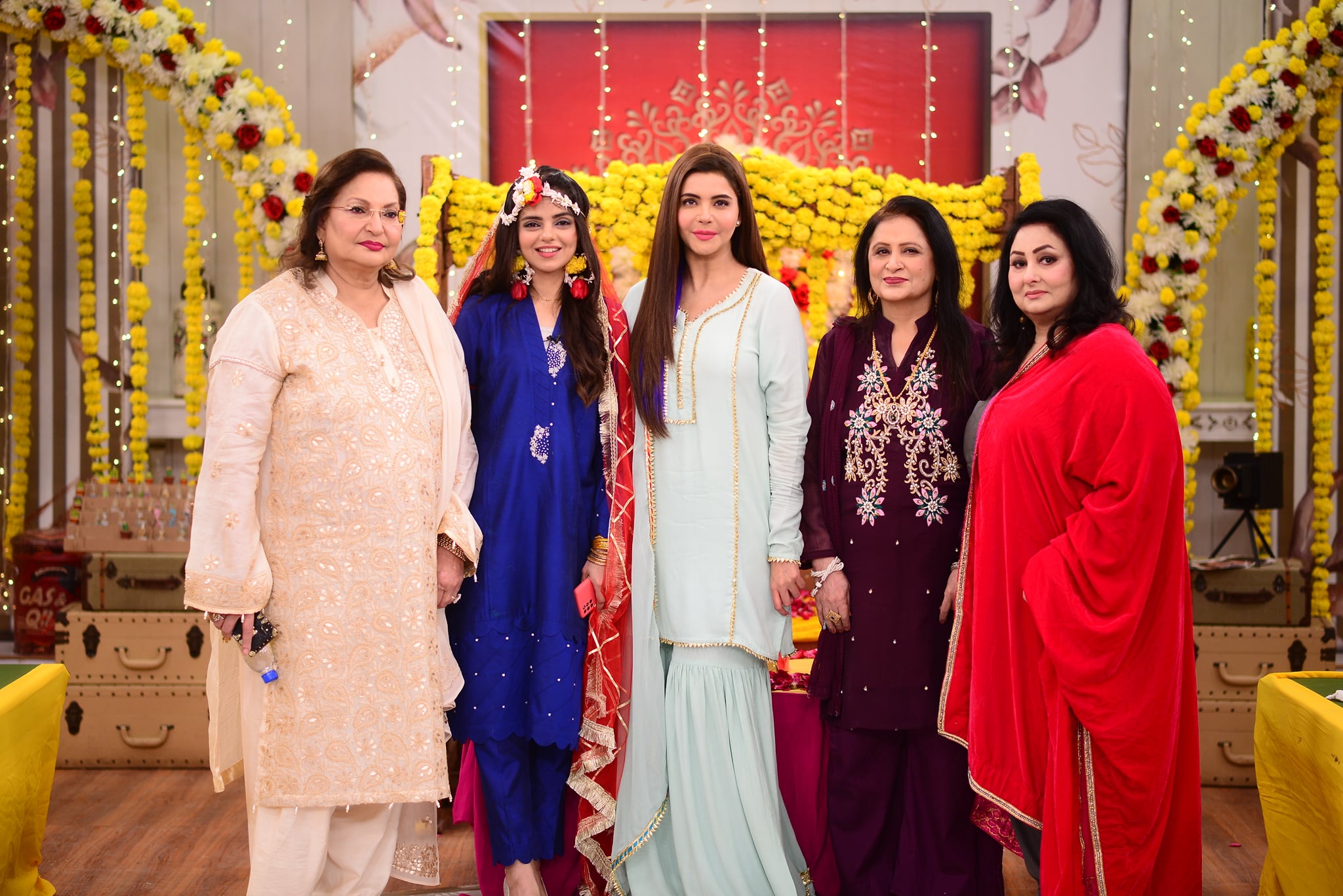 Actress Srha Asghar Dholki in Nida Yasir Morning Show