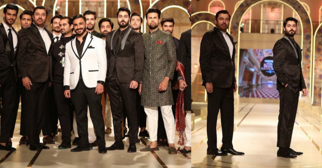 Nauman Ijaz and His Son Walked the Ramp for Uniworth