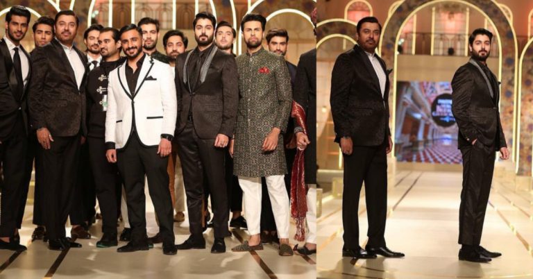 Nauman Ijaz and His Son Walked the Ramp for Uniworth