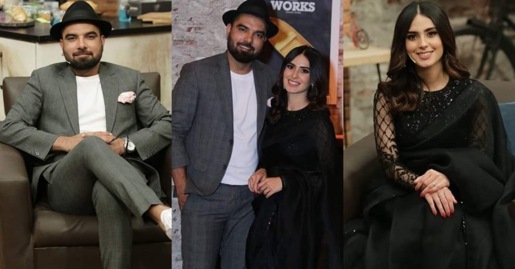 Yasir Hussain And Iqra Aziz Snapped Together At Timeout With Ahsan Khan