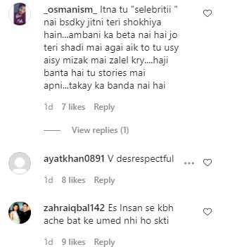 Yasir Hussain And Vasay Chaudhry Under Criticism For Their Remarks About Nausheen Shah