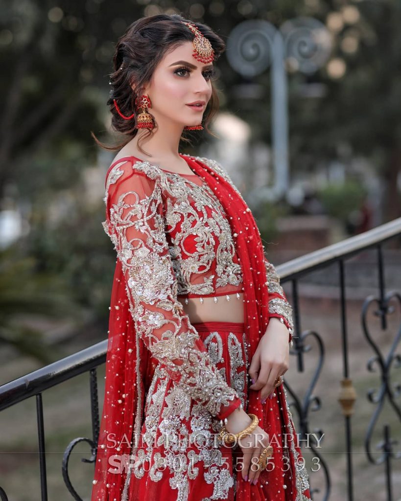 Latest Bridal Shoot Featuring Zubab Rana