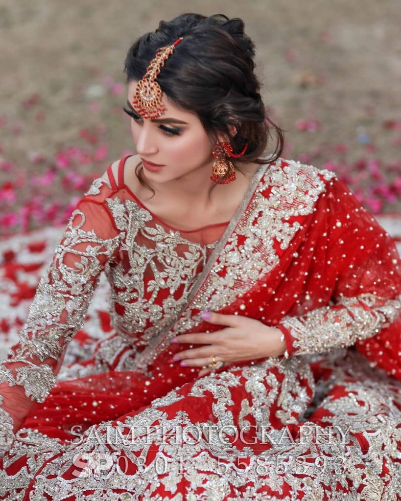 Latest Bridal Shoot Featuring Zubab Rana