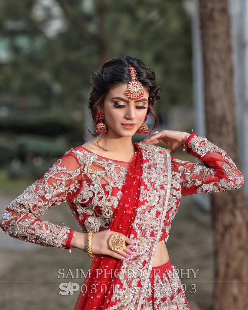 Latest Bridal Shoot Featuring Zubab Rana