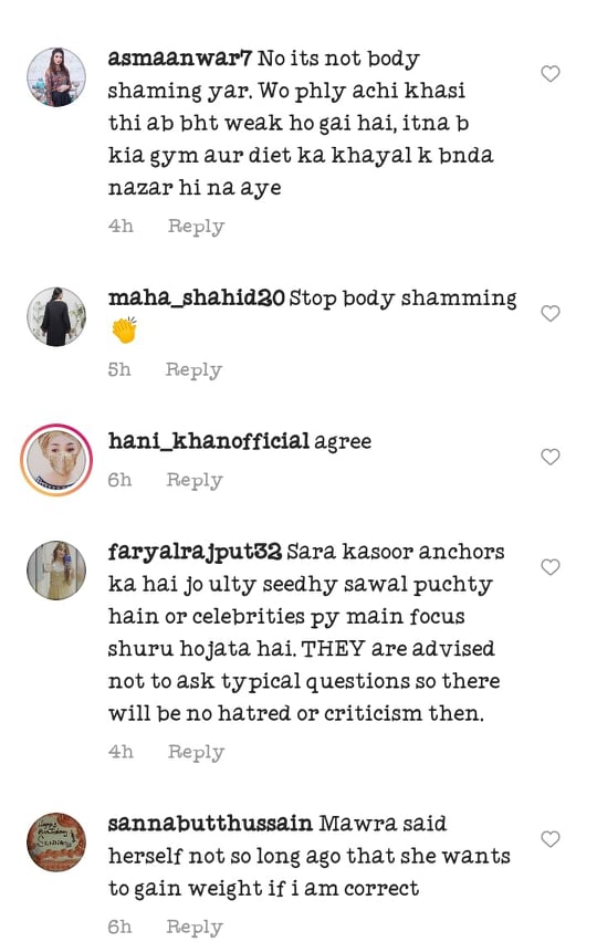 Netizens Criticized Aiman Khan On Her Weight Gain Advice For Mawra