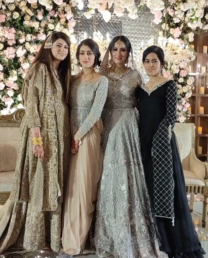 Anam Goher And Goher Mumtaz At Her Brother's Reception