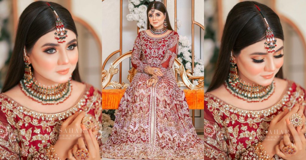 Tiktok Star Areeqa Haq Dolled Up For A Bridal Shoot