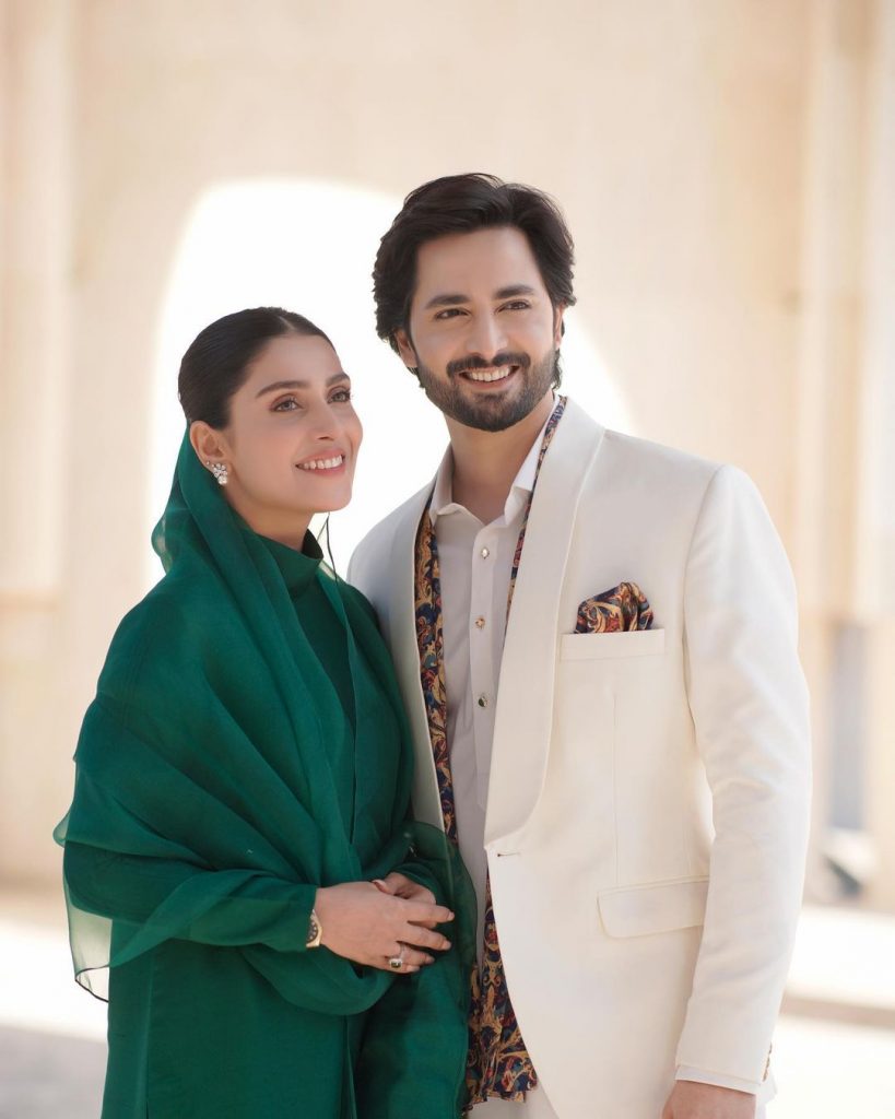 Ayeza And Danish Pose In Eastern Attire For Their Latest Project