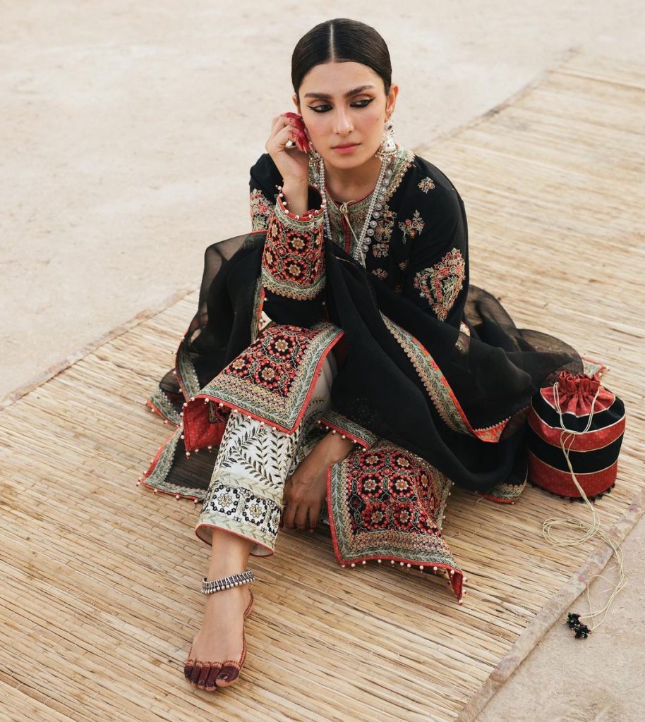 Ayeza Khan Featured In Hussain Rehar's Lawn Campaign