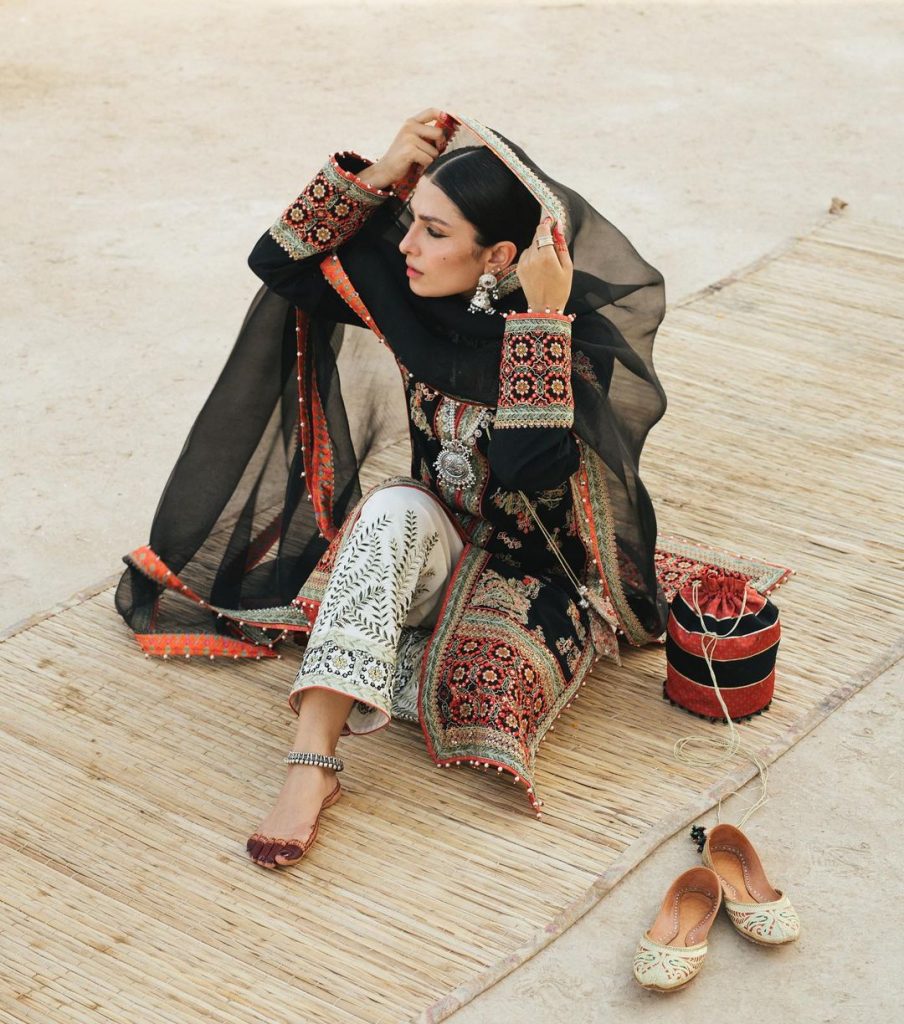 Ayeza Khan Featured In Hussain Rehar's Lawn Campaign