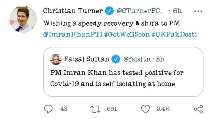 Celebrities Wish PM Imran Khan A Speedy Recovery