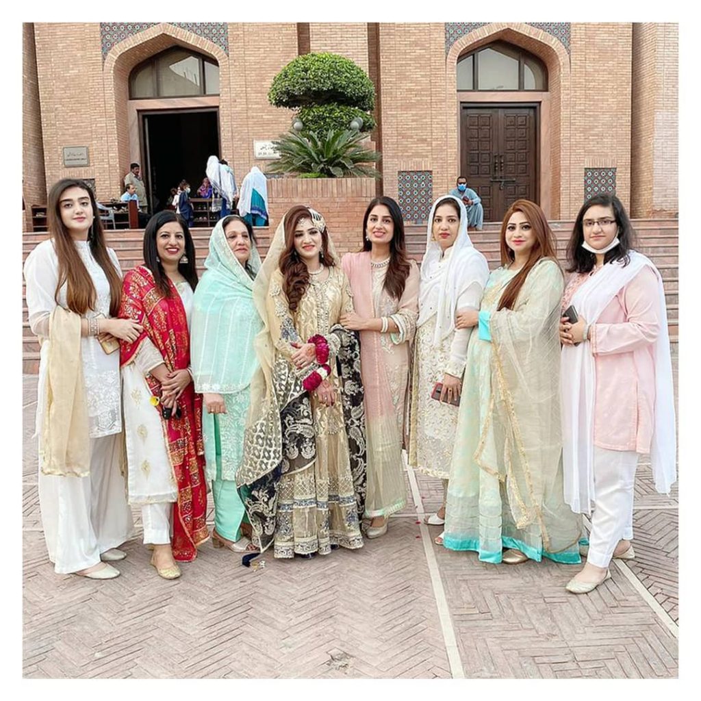 Farah Iqrar Spotted At Her Sister's Nikkah Ceremony