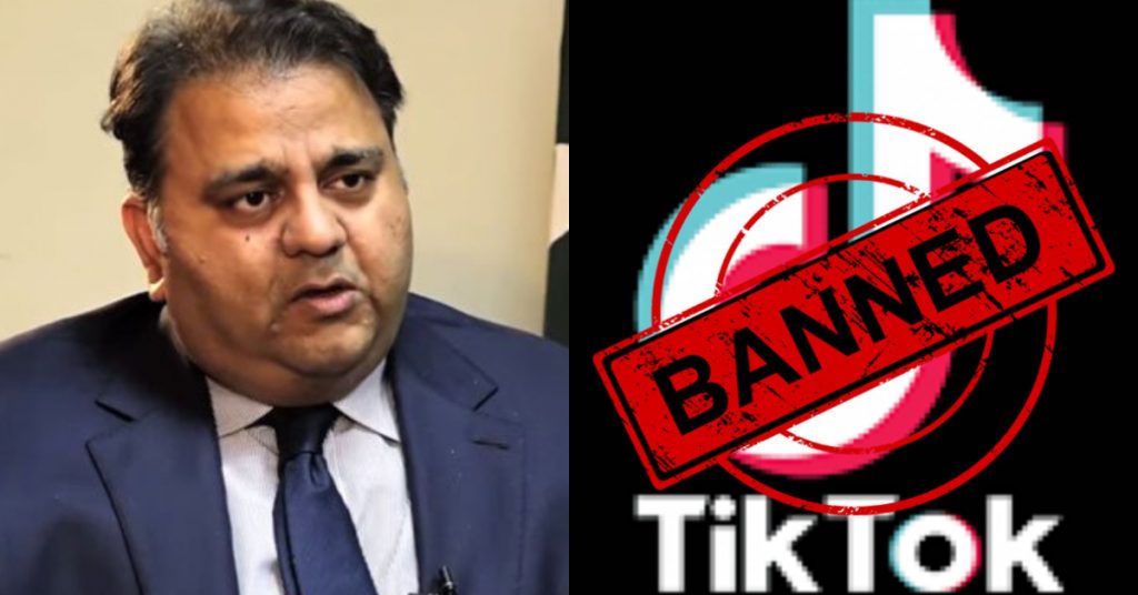 Fawad Chaudhry Lashes Out Over Tik Tok Ban