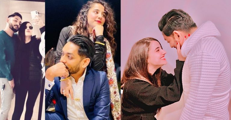 Latest and Cutest Photos of Saniya Shamshad With Her Husband