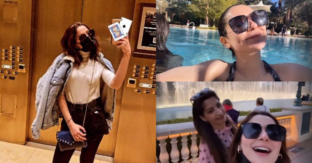 Pictures From Hania Amir's Recent Trip To Las Vegas