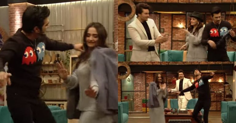 Shahzad Sheikh And Momal Sheikh Gives A Dance Performance In Time Out With Ahsan Khan Show