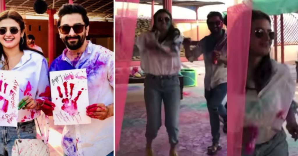 Public Doesn't Like Hira and Mani 's Holi Celebrations