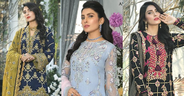 Asim Jofa’s Latest Festive Collection Featuring Ayeza Khan