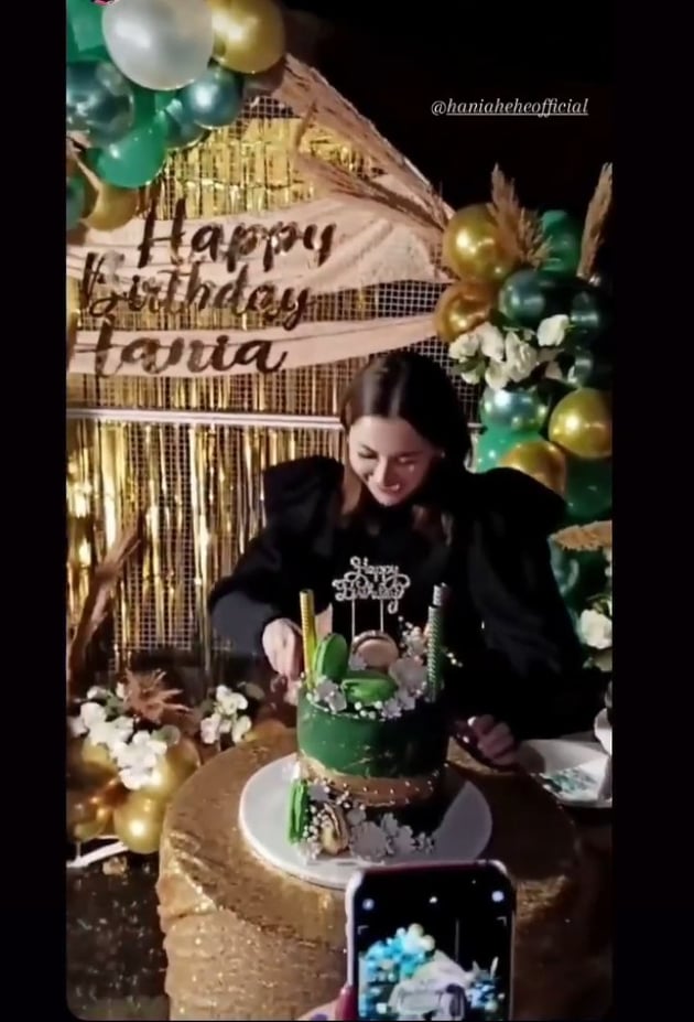 Hania Amir's Post Birthday Surprise