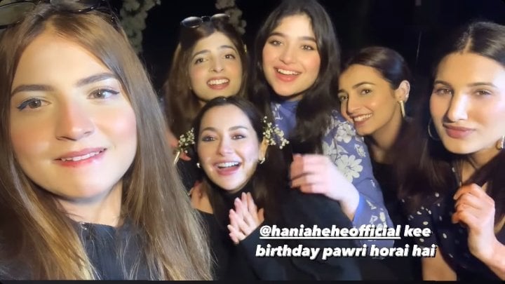 Hania Amir's Post Birthday Surprise