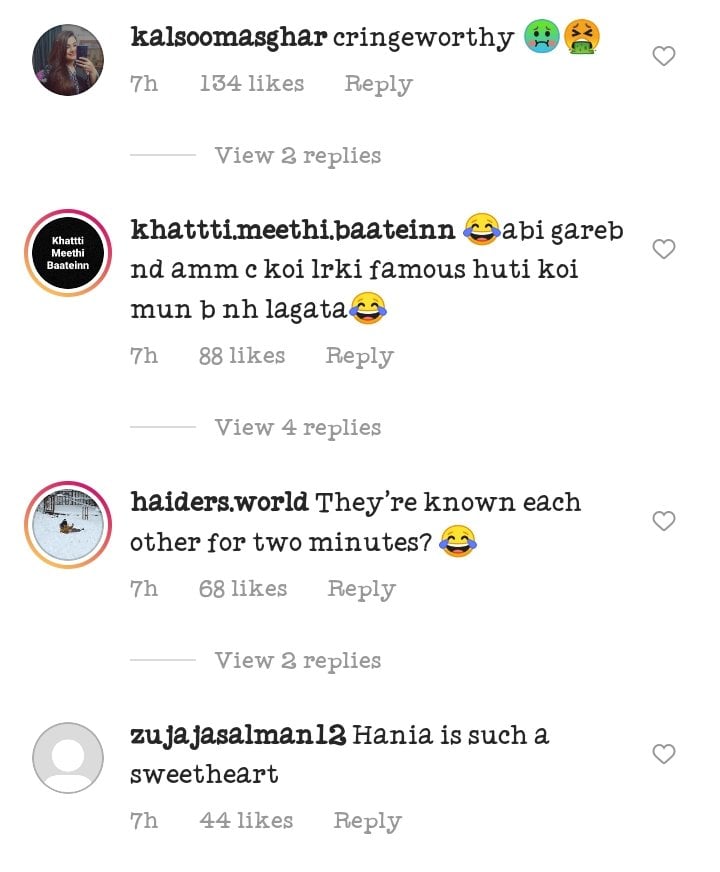 Public Criticism On Hania Aamir Force Feeding Dananeer Mobeen