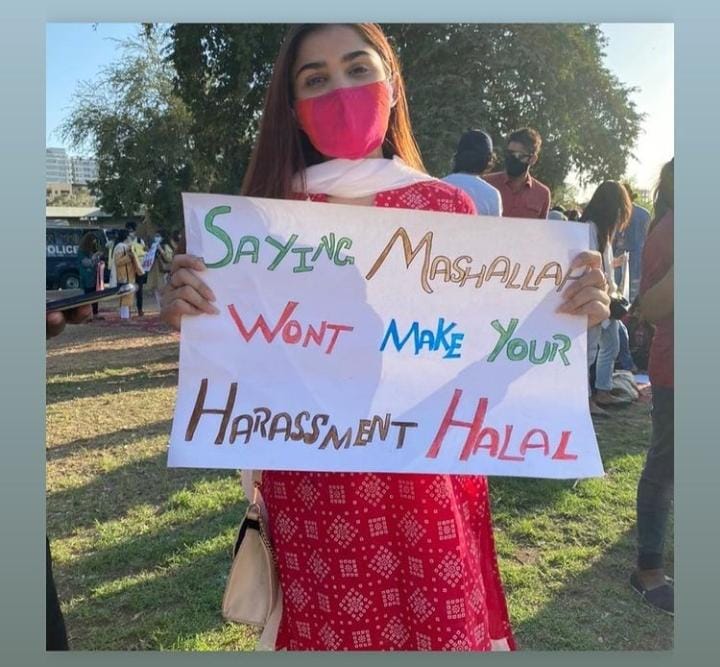 Highlights From Aurat March on Women's Day 2021