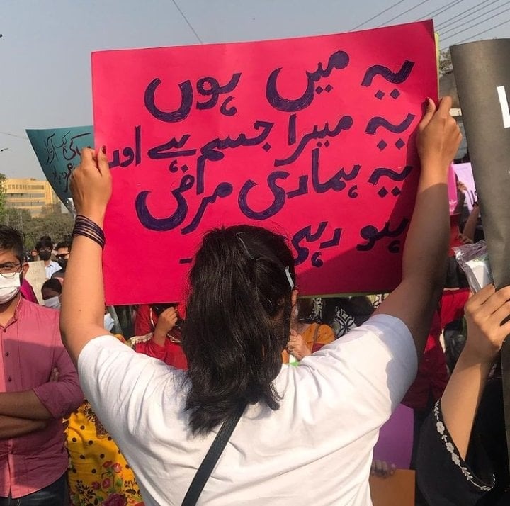 Highlights From Aurat March on Women's Day 2021