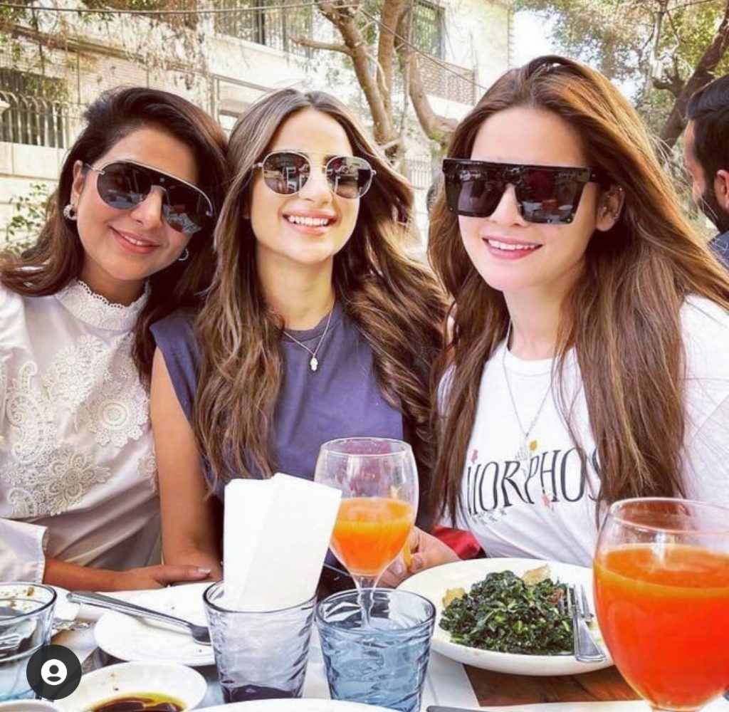 Minal Khan And Ahsan Mohsin Ikram Brunch Date With Friends